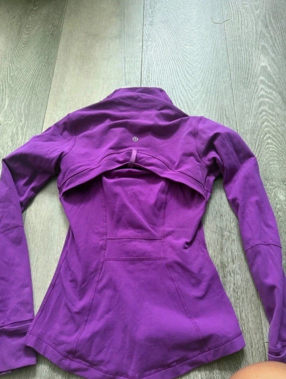 Lululemon RARE Women’s Purple Magenta Define Jacket Luon Zip-Up Jacket Size 4